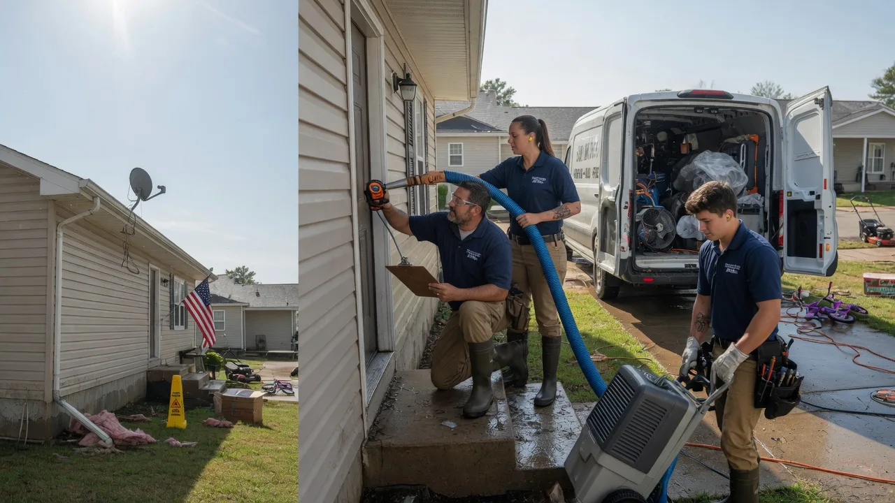 Ceiling Water Damage Restoration in Vinton, LA near me
